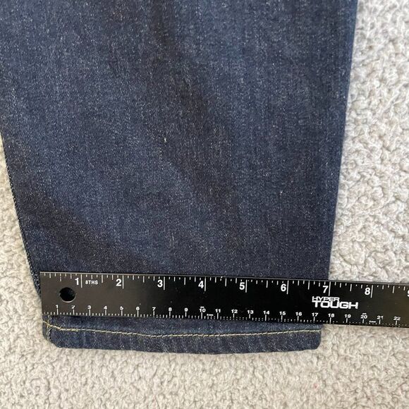 Abercrombie & Fitch Jeans Men 40x32 Blue Dark Wash Athletic Skinny - Picture 12 of 13
